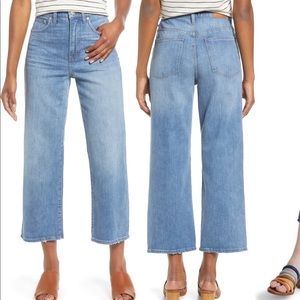 Madewell cropped flare pants
